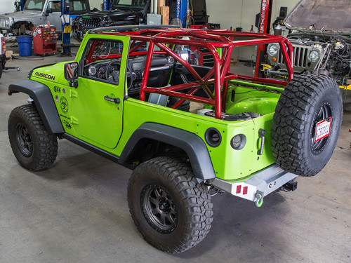 JK (2 Door) Full Roll Cage Kit Installed JK (2 Door) Full Roll Cage Kit Installed