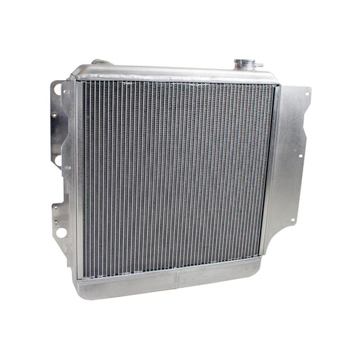 Front view of the Griffin Heavy Duty Jeep Radiator 1987 - 2006 Front view of the Griffin Heavy Duty Jeep Radiator 1987 - 2006