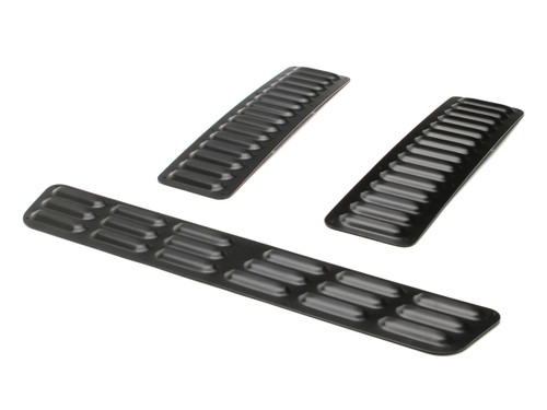 Hood Louver Long Front Only BLACK | GenRight Jeep Parts