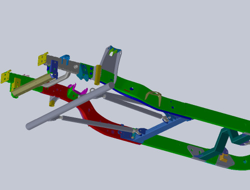 Here is how is mounts to the inside of the frame. Here is how is mounts to the inside of the frame.