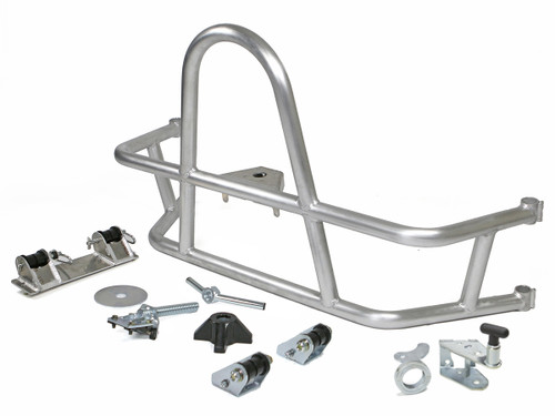 GenRight Off Road's Jeep Wrangler Swing Out Rear Tire Carrier in Aluminum