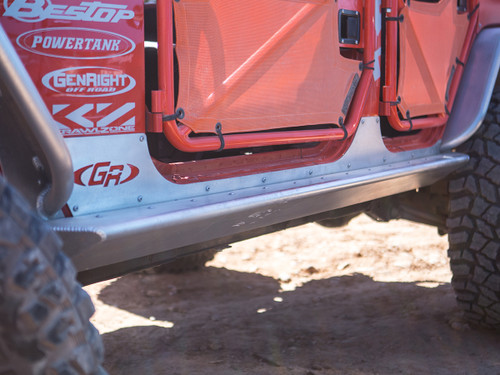 GenRight 4 Door Jeep JK Rocker Guards - Aluminum GenRight 4 Door Jeep JK Rocker Guards - Aluminum