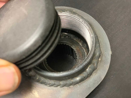 Includes a plastic cap to protect the internal threads on the pitman arm Includes a plastic cap to protect the internal threads on the pitman arm