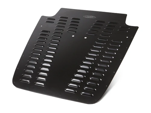 Black powder coated hood louver for the Jeep Wrangler TJ or LJ
