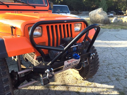YJ Boulder/Grill Guard Front Bumper, powder coated black YJ Boulder/Grill Guard Front Bumper, powder coated black