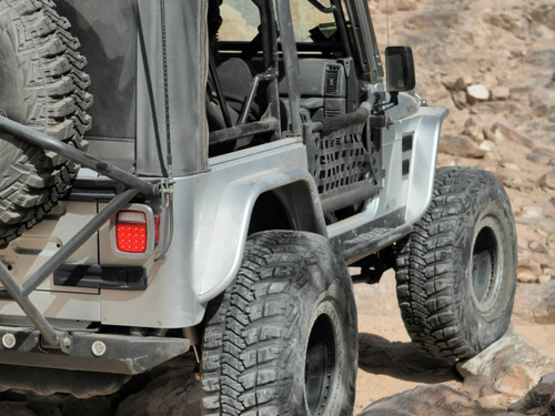 YJ 4" Flare Front+Rear Fender Package - Aluminum YJ 4" Flare Front+Rear Fender Package - Aluminum