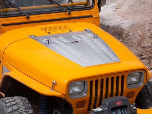 YJ Whole Hood Louver Installed on a Jeep YJ YJ Whole Hood Louver Installed on a Jeep YJ