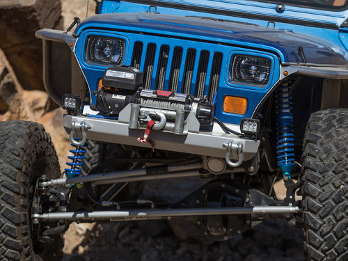 CJ Stubby Front Bumper - Aluminum, Installed (same as our YJ) CJ Stubby Front Bumper - Aluminum, Installed (same as our YJ)