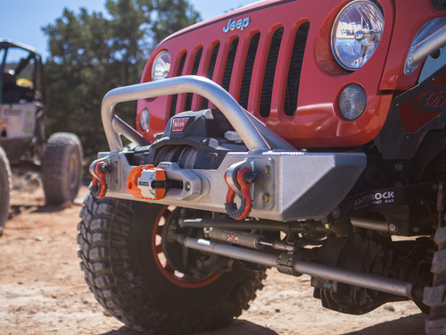 Ultra Clearance JK Lo-Pro Winch Guard Front Bumper - Aluminum Ultra Clearance JK Lo-Pro Winch Guard Front Bumper - Aluminum