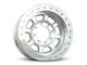 Trail Ready Bead lock wheel in polished silver finish