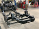 The custom fabricated 3/16" steel frame that is optimized for the EXS Suspension