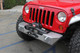 GR Stubby aluminum front bumper with heavy duty tow points and recessed winch.