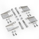 Comes with door side hinge hardware