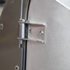 Stainless Laser cut and Formed hinges w/stainless hardware.