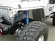 2.0" King Coil over shocks mounted on front of a Jeep Wrangler.