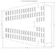 Overall dimensions of the GR YJ Hood Louver