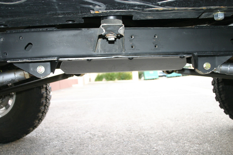 TJ Belly Up Skid Plate Aluminum GenRight Jeep Parts