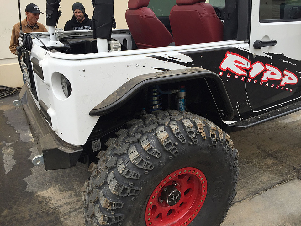 JK 4" Flare Extreme Rear Tube Fenders Aluminum GenRight Jeep Parts