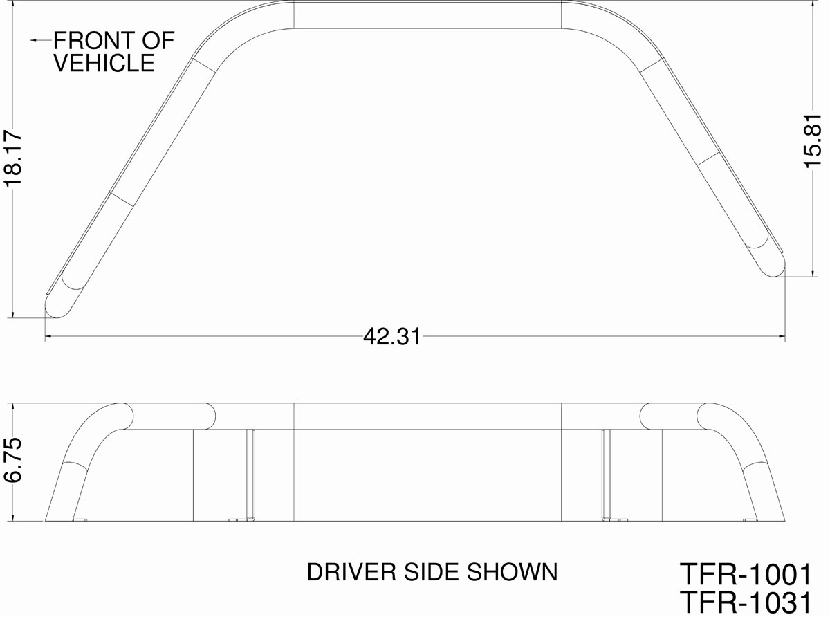 Jeep Wrangler Fender Flares Jeep Flare Rear Tube Fenders 6" Fender
