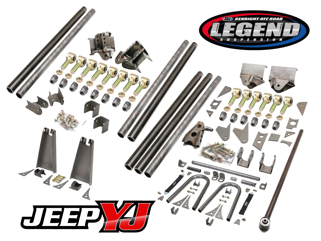 Jeep YJ Legend Suspension | Jeep Wrangler Lift Kits | Legend EXT Suspension  Package | GenRight Jeep Parts