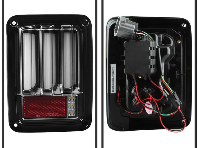 Spyder Auto JK LED Tail Lights, Sequential Turn Signal | GenRight