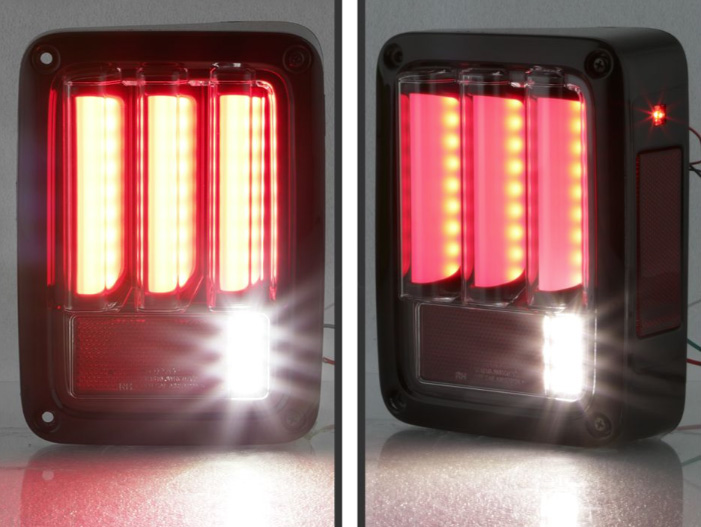 Spyder Auto JK LED Tail Lights, Sequential Turn Signal | GenRight