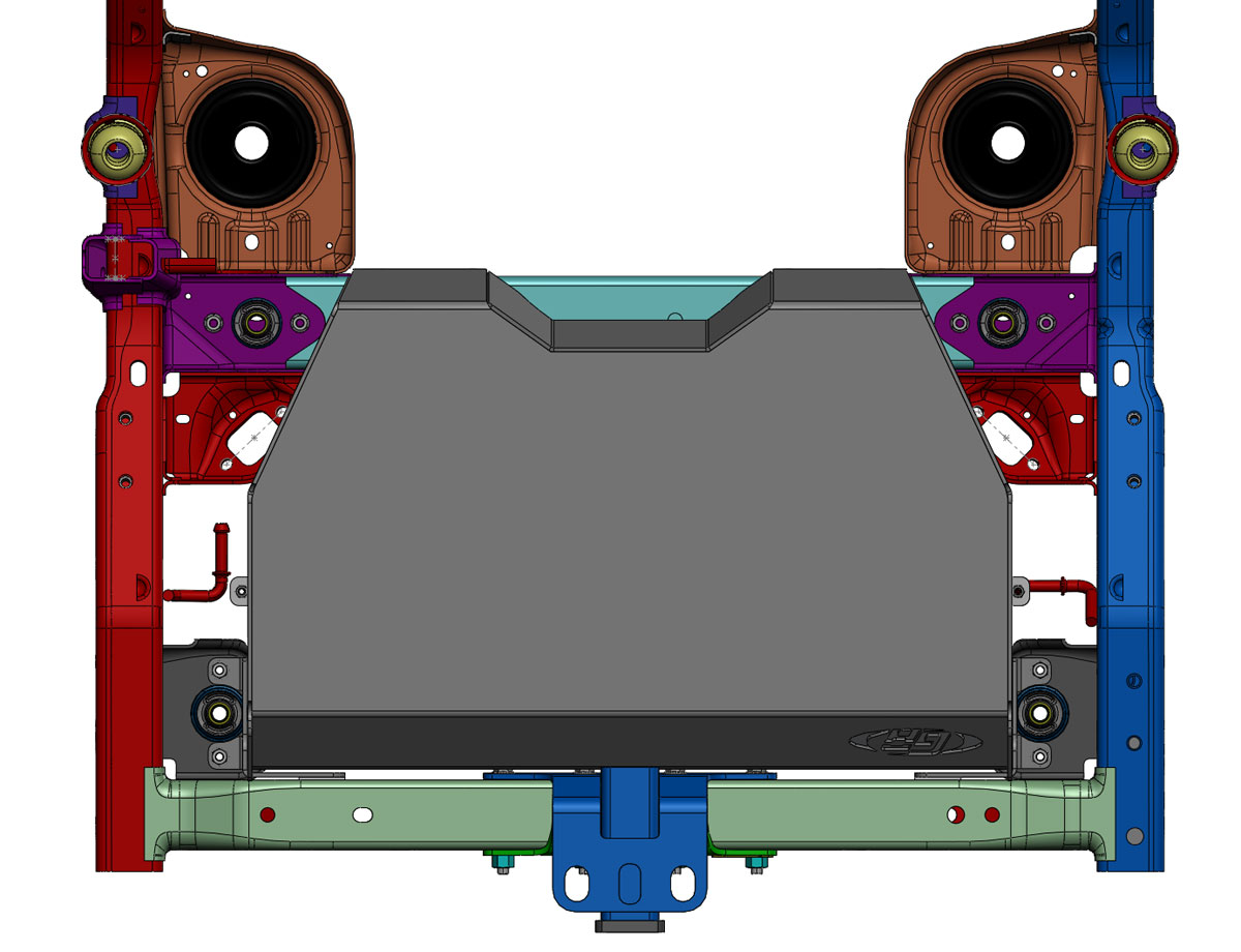 Auxiliary Long Range Fuel Tank, 4 Door Diesel JK (TA64D)