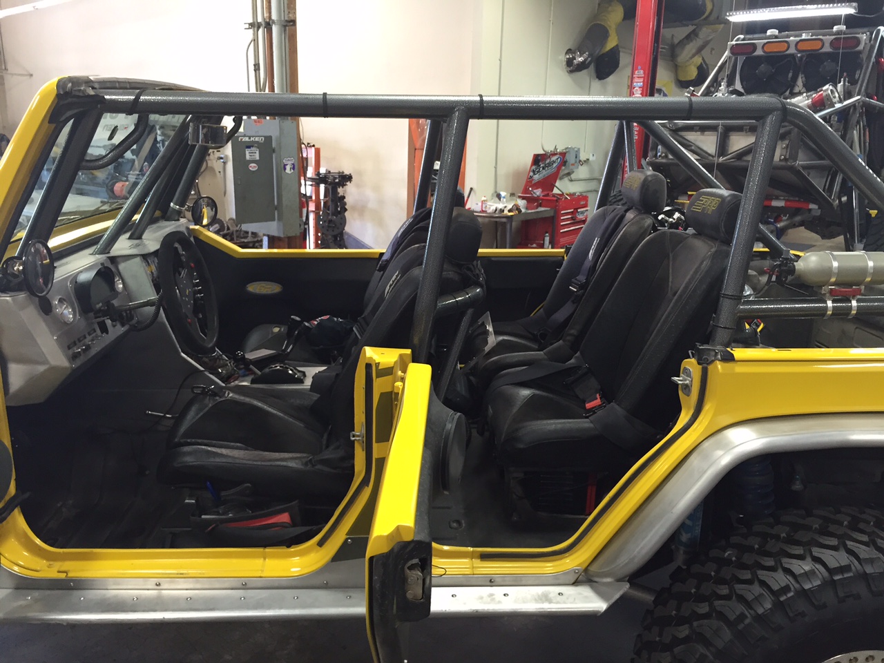 JK Rear Seat Mounting Kit, 4 door | GenRight Jeep Parts