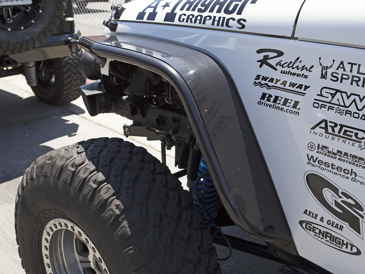 Overland Tube Fenders, JK Wrangler, Front