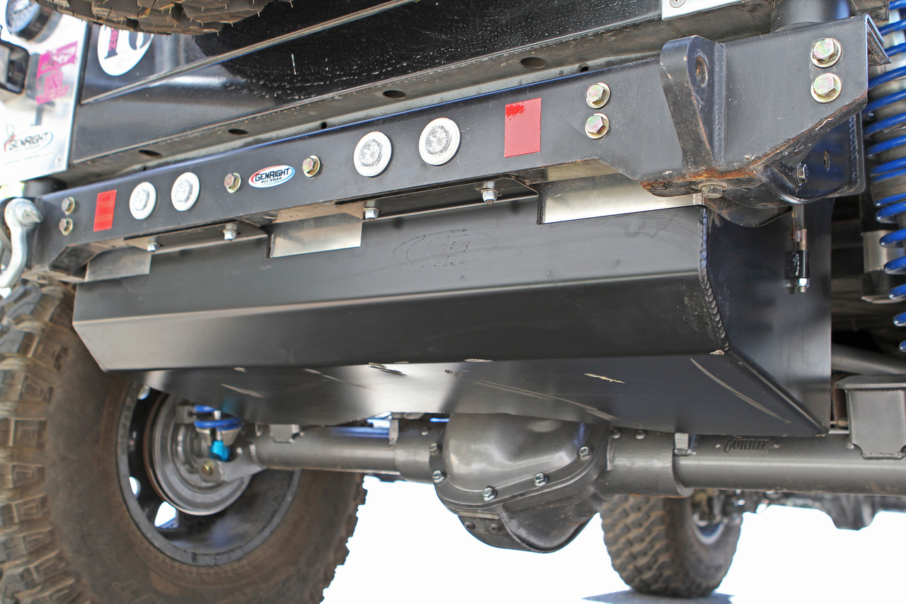 TJ/LJ Crawler™ COMP Gas Tank & Skid Plate (23 Gal) | GenRight Jeep Parts