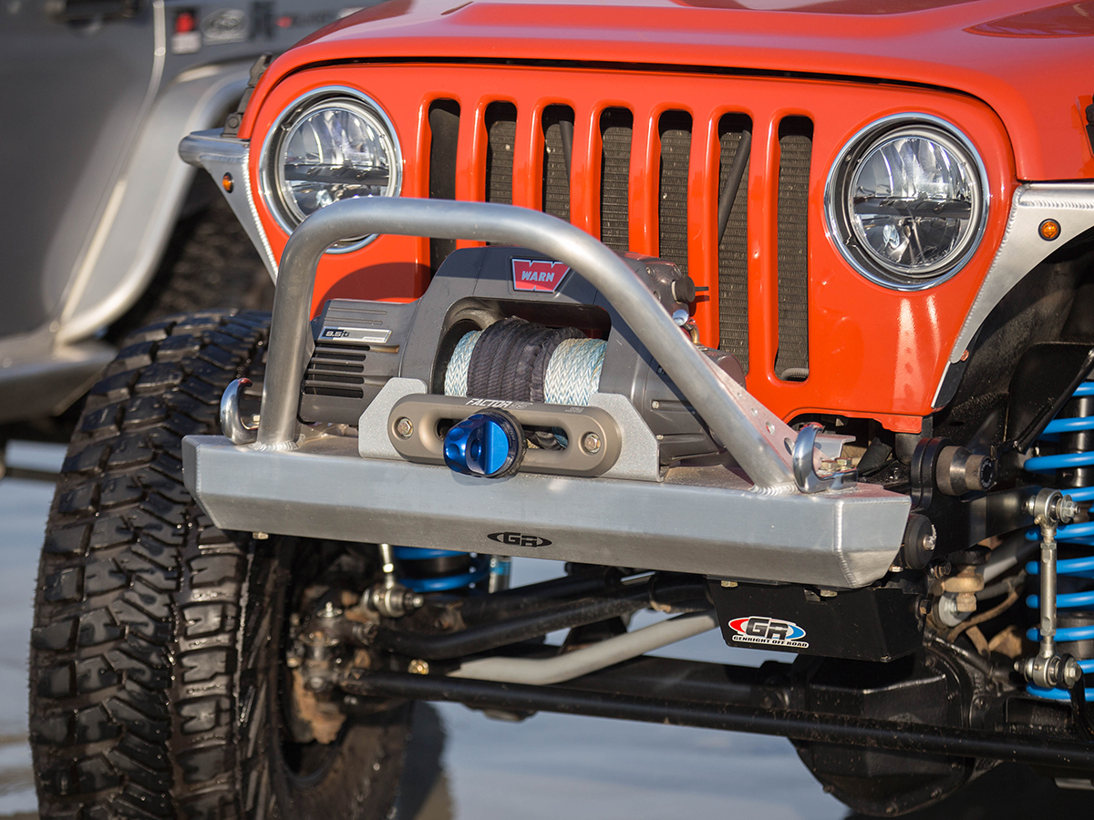 Jeep Wrangler Winch Guard | Jeep TJ Winch Bumper | Off Road Front Bumpers