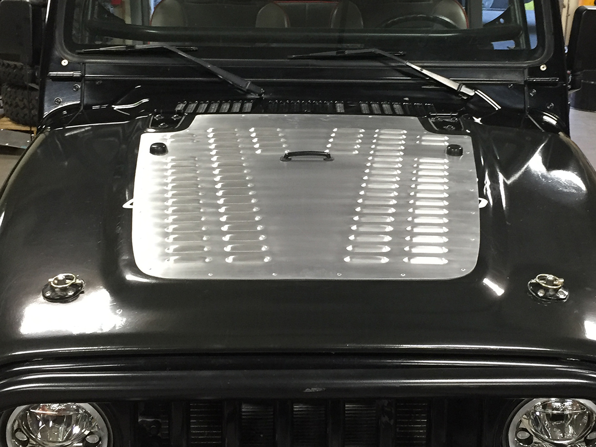 TJ/LJ Whole Hood Louver | GenRight Jeep Parts