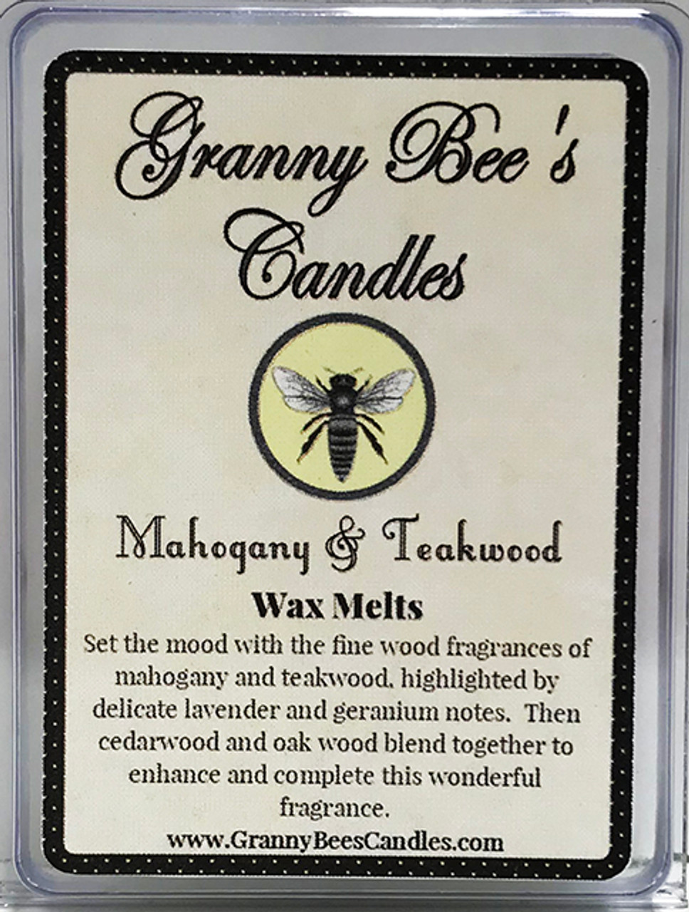 Mahogany & Teakwood - Granny Bee's Candles