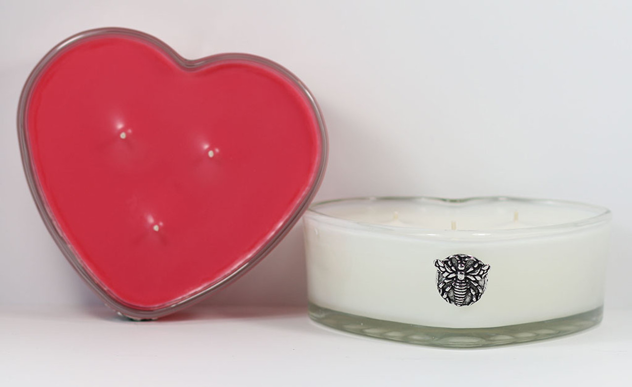 Smooth & Scalloped Heart-Smooth & Scalloped Heart Candles