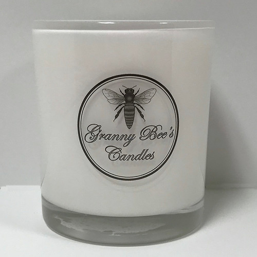 11 Oz. White Jar Candle Granny Bee's Candles