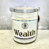 WEALTH - REIKI ENERGY INFUSED Intention Candle  WEALTH - REIKI ENERGY INFUSED Intention Candle