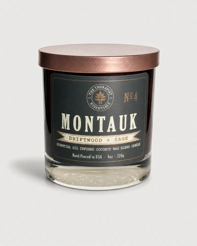 No. 4 - MONTAUK         Driftwood + Sage Soy Candle    