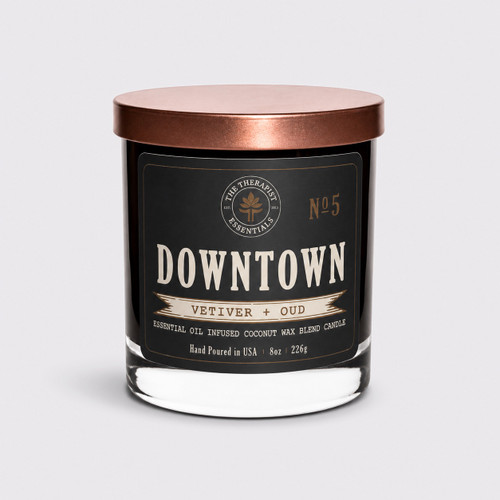  No. 5 - DOWNTOWN         Vetiver + Oud Soy Candle        