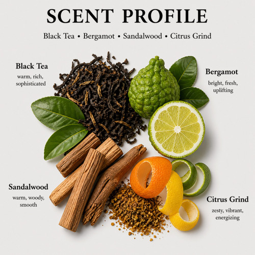 No. 2 - EARL GREY     Black Tea + Bergamot Soy Candle       