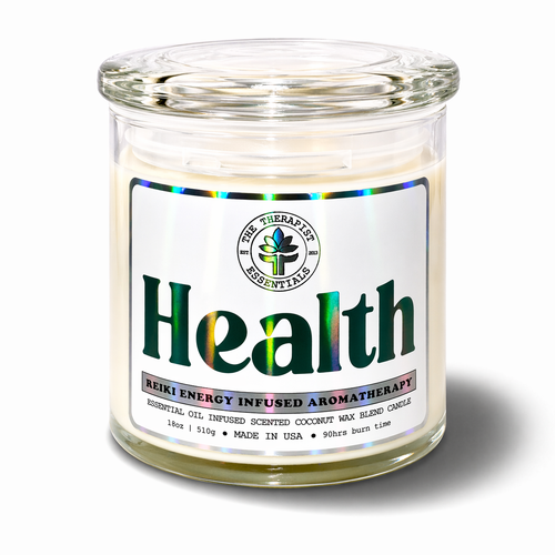 HEALTH - REIKI ENERGY INFUSED Intention Candle 