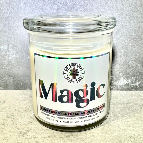 MAGIC- REIKI ENERGY INFUSED Intention Candle  MAGIC- REIKI ENERGY INFUSED Intention Candle