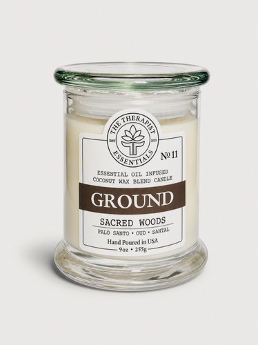 No. 11 GROUND - Sacred Woods Vegan Coconut Soy Candle  