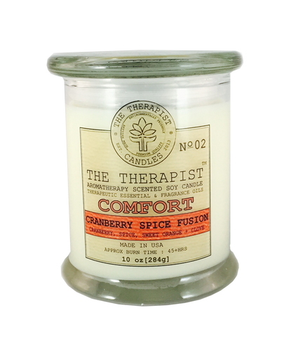 Cranberry spice fusion artisan soy candle Made with essential oils. Tart cranberries, lemon, lemon Verbena, clove essential oil, best candle 