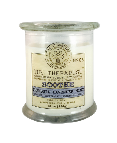 No. 06 Relax Tranquil Lavender Mint Aromatherapy Vegan Soy Candle