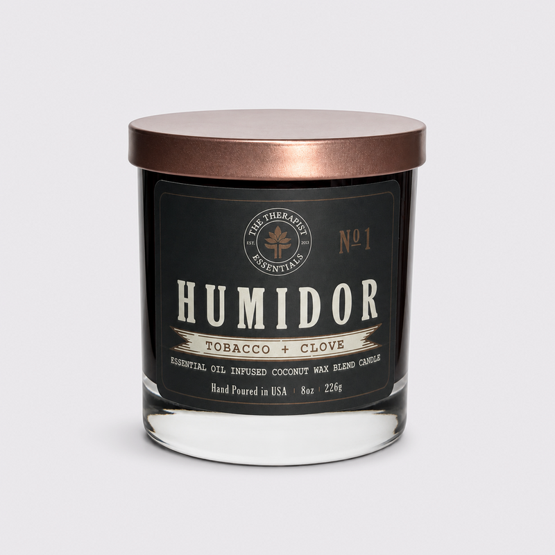 No. 1 - HUMIDOR          Tobacco + Clove Soy Candle         