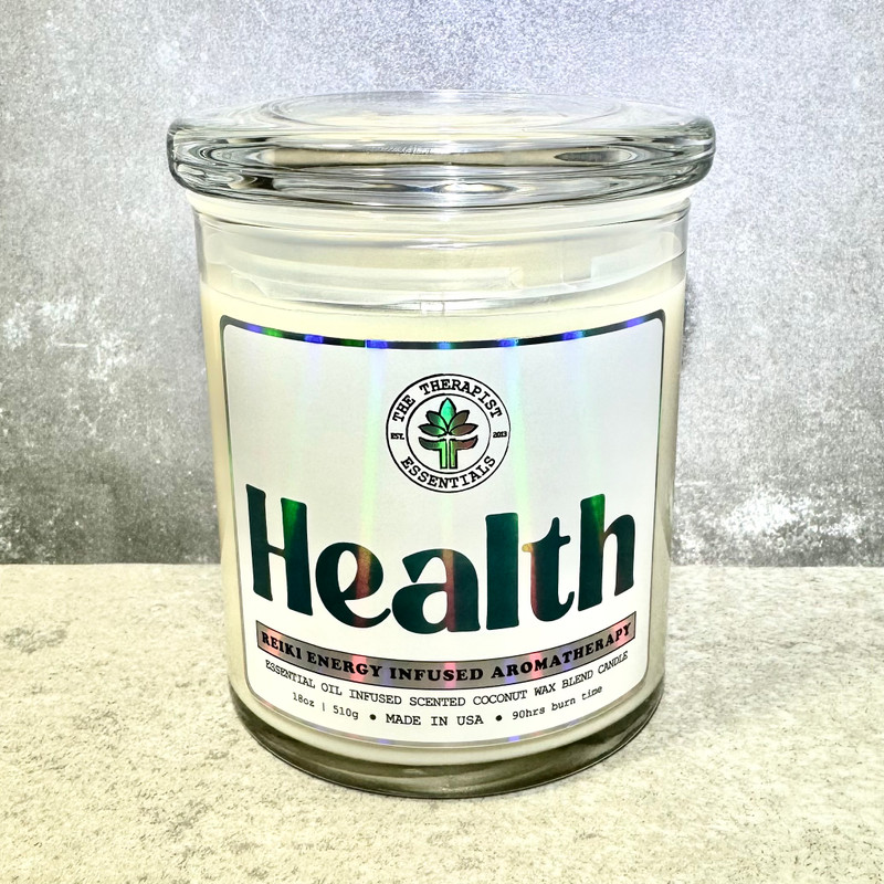 HEALTH - REIKI ENERGY INFUSED Intention Candle 