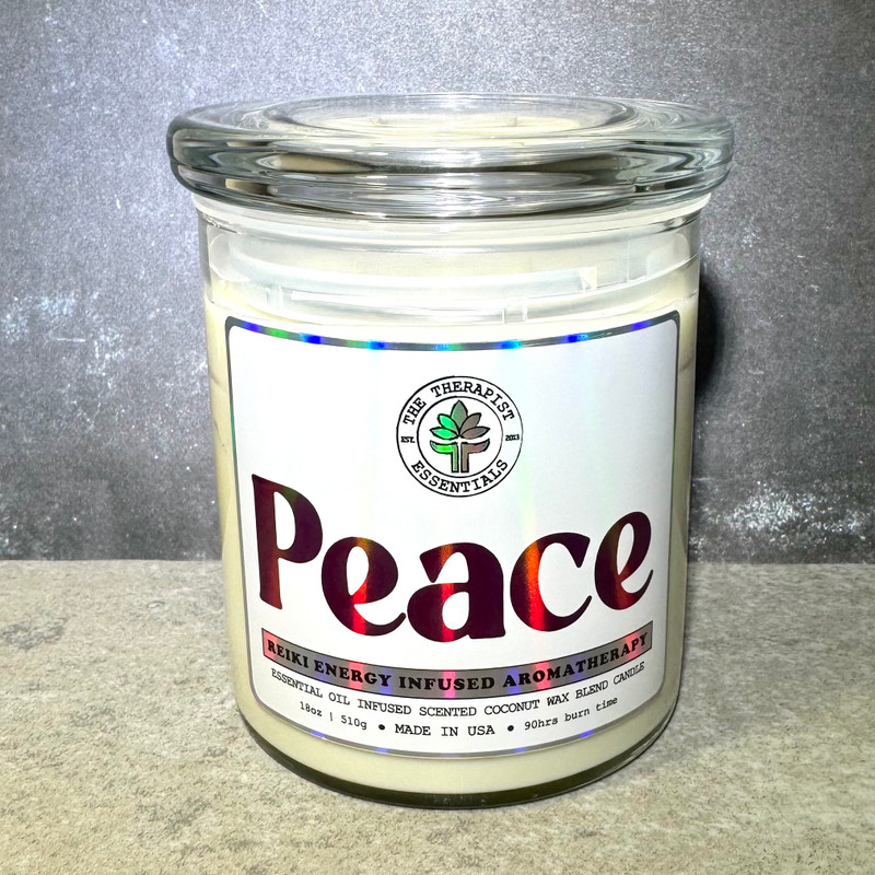 PEACE - REIKI ENERGY INFUSED Intention Candle 