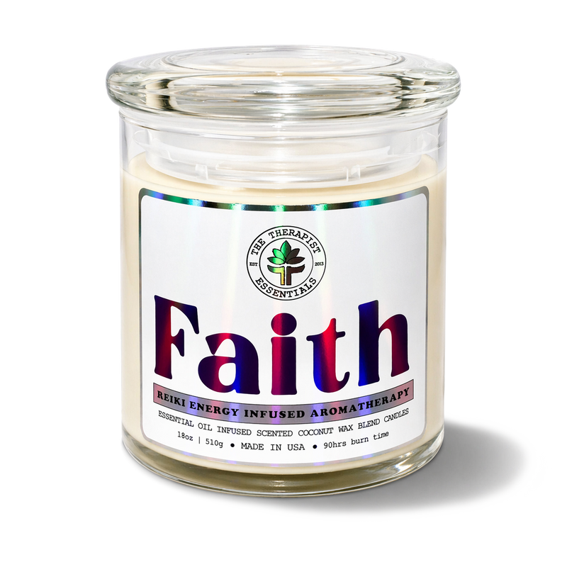 FAITH - REIKI ENERGY INFUSED Intention Candle 