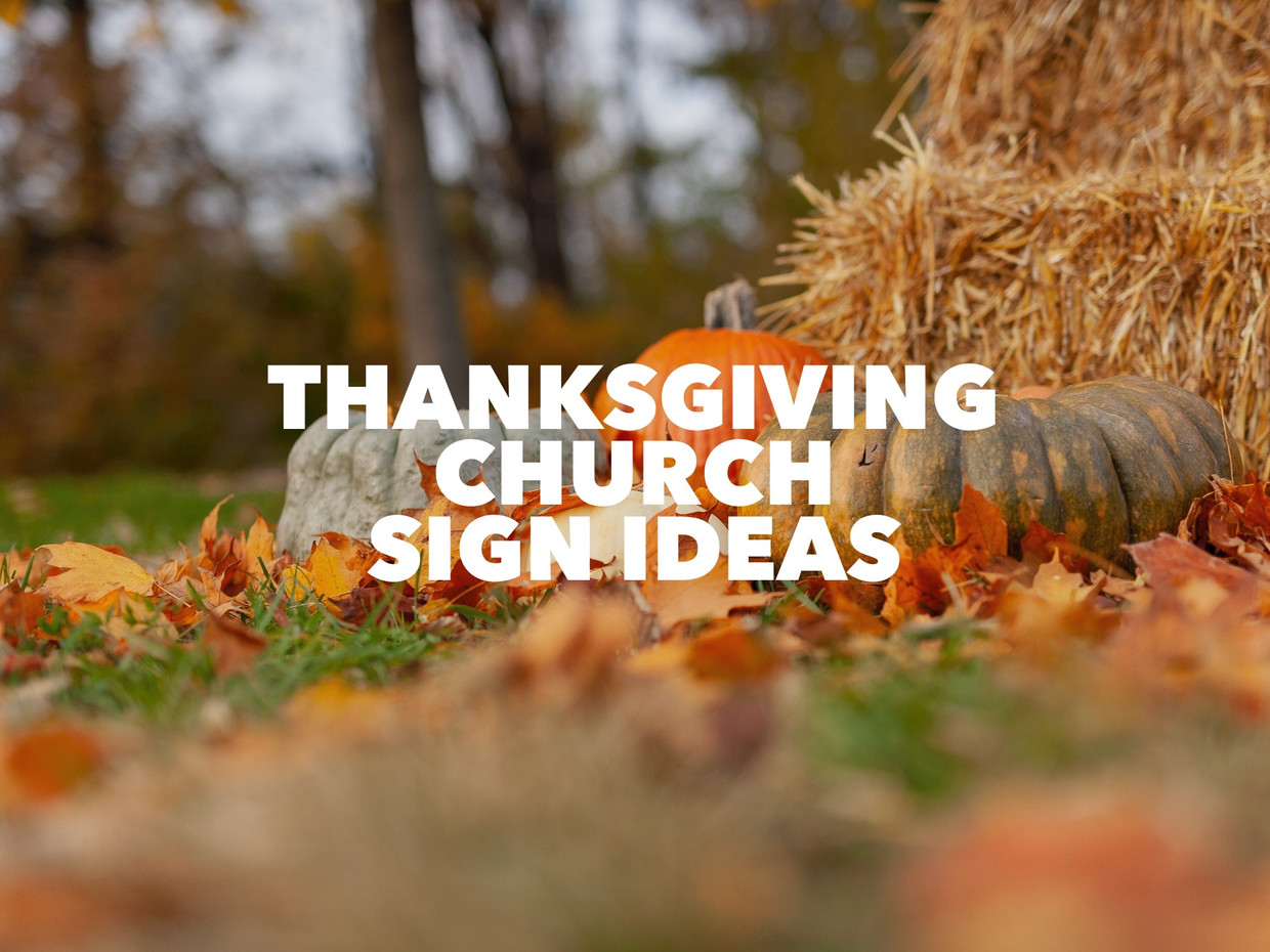Thanksgiving Church Signs
