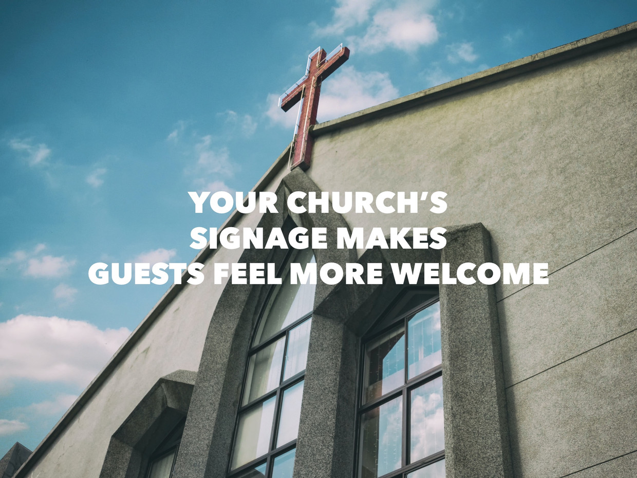How to use Church Banners to make your guests feel more welcome